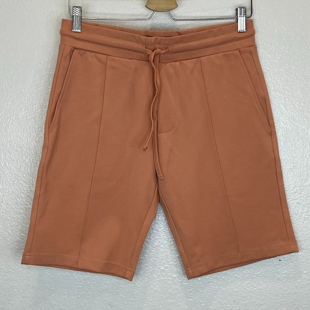 ARNE Mens Peach Orange Drawstring Elastic Waist Activewear Shorts Size Small‎